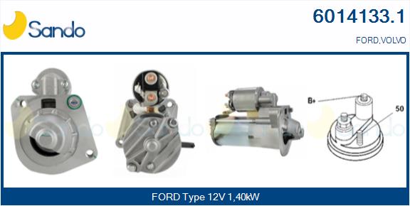 Motorino d'avviamento SANDO 6014133.1