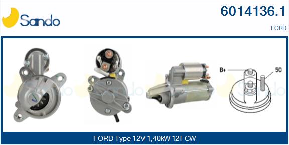 Motorino d'avviamento SANDO 6014136.1