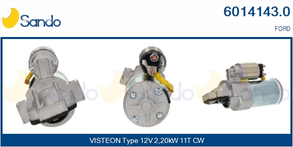 Motorino d'avviamento SANDO 6014143.0