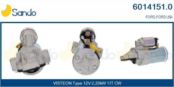 Motorino d'avviamento SANDO 6014151.0