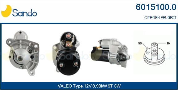  MOTORINO AVVIAMENTO (ADATTABILE) PEUGEOT 207 1.4 06-