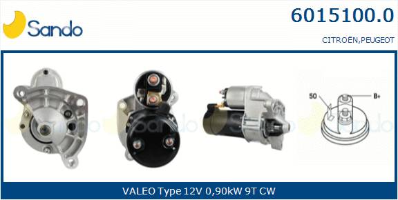  MOTORINO AVVIAMENTO (ADATTABILE) PEUGEOT 207 1.4 06-