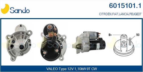 Motorino d'avviamento SANDO 6015101.1