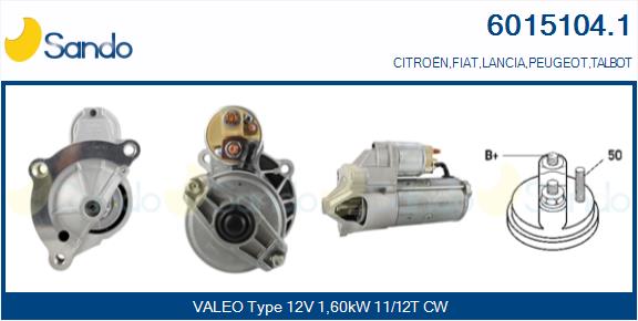  MOTORINO AVVIAMENTO (ORIGINALE) PEUGEOT 406 1.9TD -04