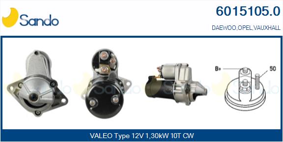  MOTORINO AVVIAMENTO (ADATTABILE) OPEL ASTRA H 1.4 04-