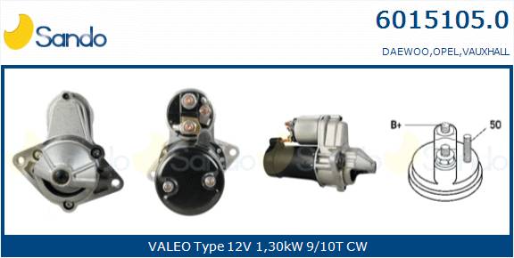  MOTORINO AVVIAMENTO (ADATTABILE) OPEL ASTRA H 1.4 04-