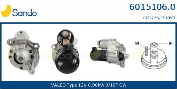  MOTORINO AVVIAMENTO (ADATTABILE) CITROEN C3 1.4 02-