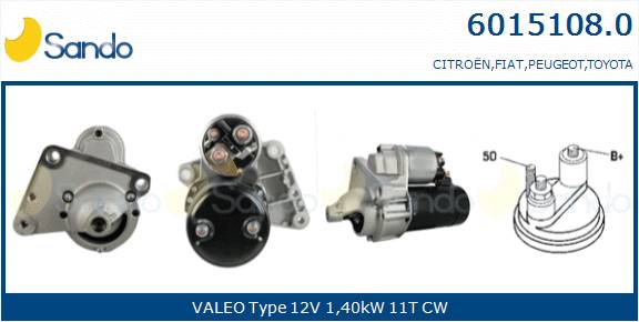  MOTORINO AVVIAMENTO (ADATTABILE) CITROEN C4 1.6HDI 07-