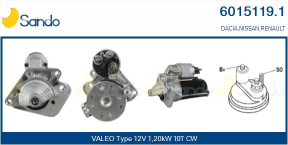  MOTORINO AVVIAMENTO (ORIGINALE) RENAULT CLIO 1.5DCI 08-