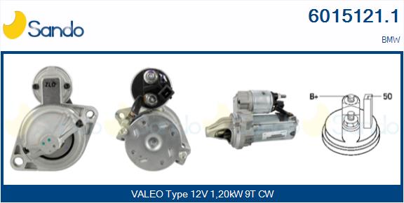Motorino d'avviamento SANDO 6015121.1