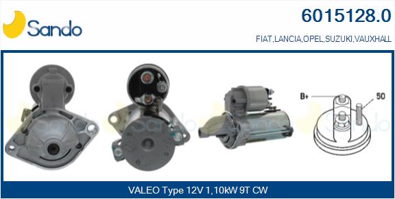  MOTORINO AVVIAMENTO (ADATTABILE) FIAT GRANDE PUNTO 1.3 D MJT -10