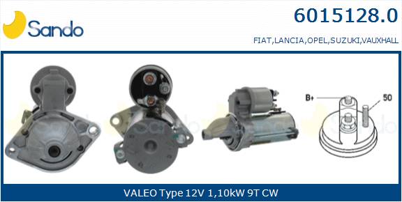  MOTORINO AVVIAMENTO (ADATTABILE) FIAT GRANDE PUNTO 1.3 D MJT -10