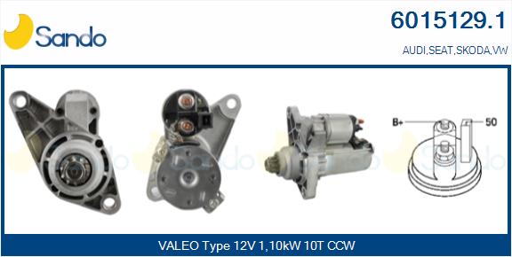 Motorino d'avviamento SANDO 6015129.1