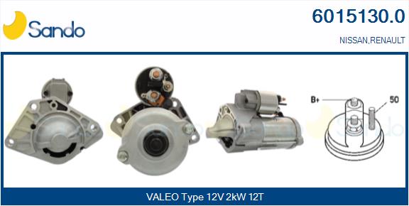 Motorino d'avviamento SANDO 6015130.0