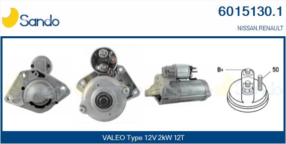 Motorino d'avviamento SANDO 6015130.1