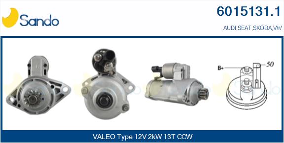  MOTORINO AVVIAMENTO (ORIGINALE) VW GOLF 2.0TDI -13