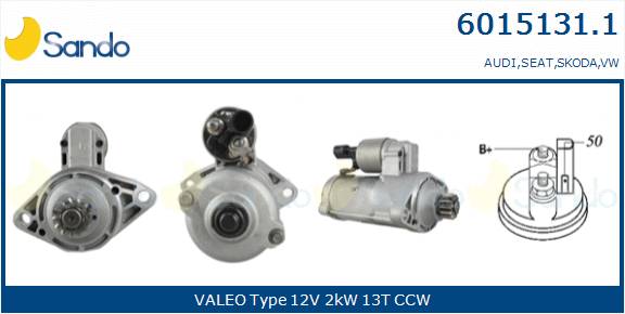  MOTORINO AVVIAMENTO (ORIGINALE) VW GOLF 2.0TDI -13