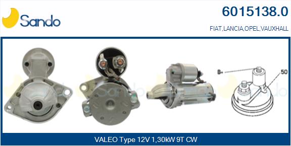  MOTORINO AVVIAMENTO (ADATTABILE) FIAT 500 1.3DMJ 07-