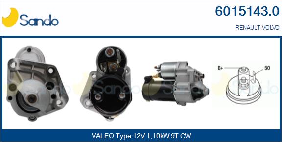 Motorino d'avviamento SANDO 6015143.0