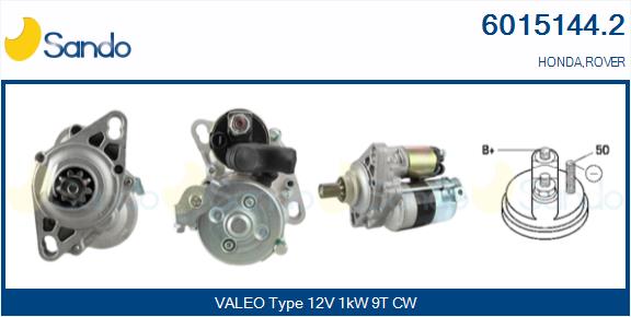 Motorino d'avviamento SANDO 6015144.2