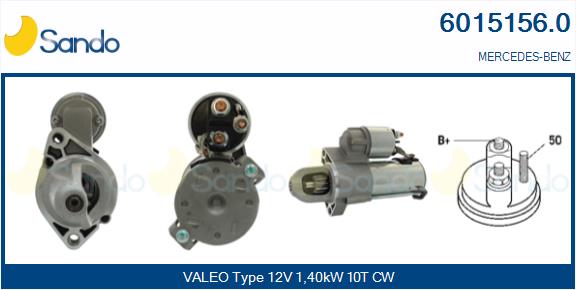 Motorino d'avviamento SANDO 6015156.0