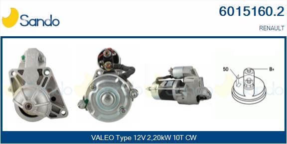 Motorino d'avviamento SANDO 6015160.2