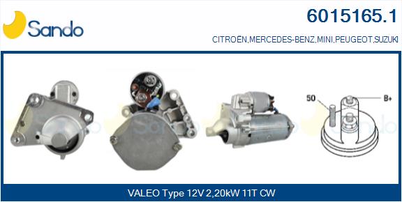  MOTORINO AVVIAMENTO (ORIGINALE) CITROEN C4 1.6HDI 07-