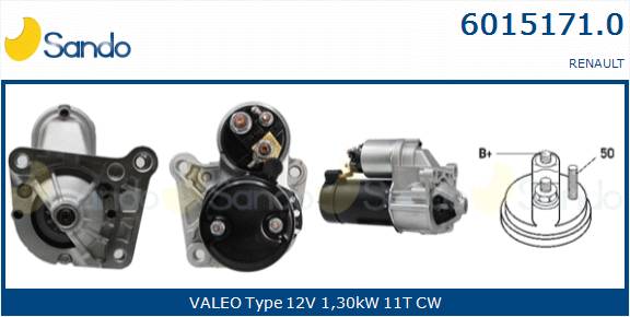  MOTORINO AVVIAMENTO (ADATTABILE) RENAULT KANGOO 1.9DCI 01-