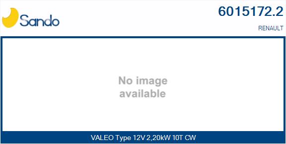 Motorino d'avviamento SANDO 6015172.2