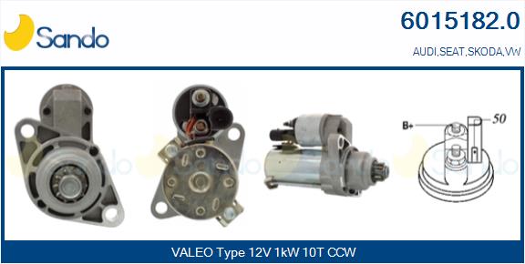 Motorino d'avviamento SANDO 6015182.0