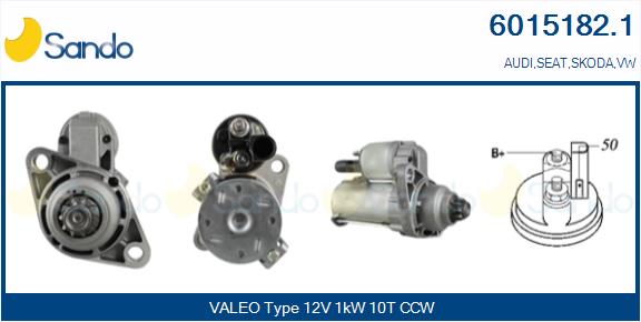 Motorino d'avviamento SANDO 6015182.1