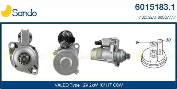  MOTORINO AVVIAMENTO (ORIGINALE) VW GOLF V 2.0TDI 09-