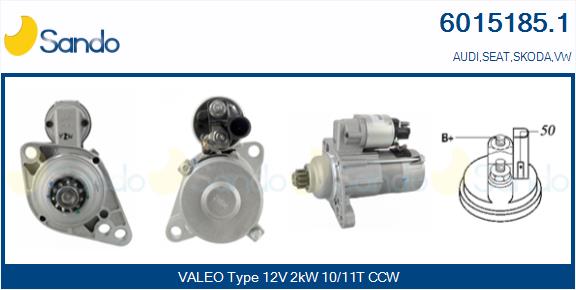  MOTORINO AVVIAMENTO (ORIGINALE) VW GOLF V 1.9TDI 04-