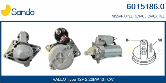 SANDO M.AV.TO(ADATTABILE) OPEL VIVARO 2.0 CDTI 06-