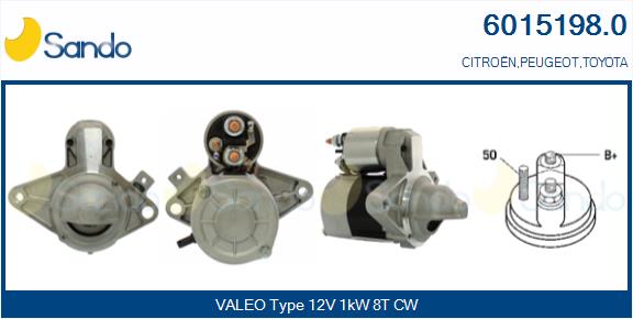  MOTORINO AVVIAMENTO (ADATTABILE) CITROEN C1 1.0 -14