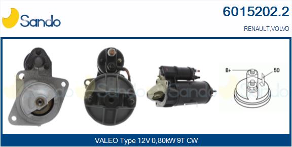Motorino d'avviamento SANDO 6015202.2