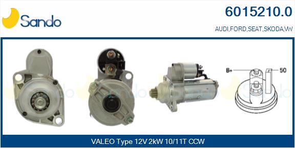 Motorino d'avviamento SANDO 6015210.0