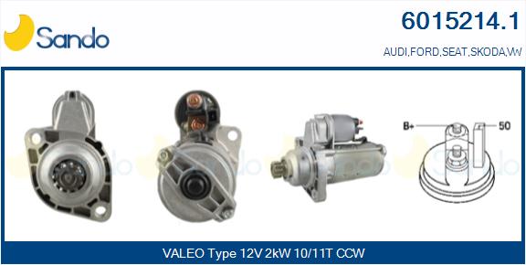 Motorino d'avviamento SANDO 6015214.1