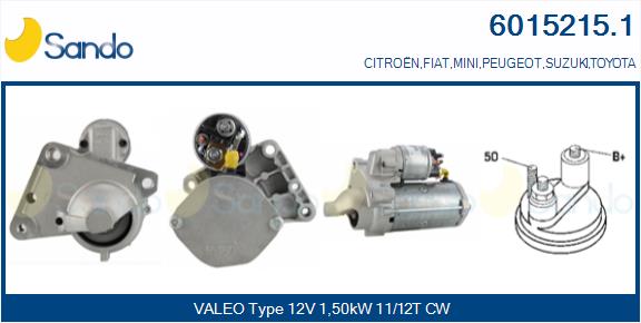 SANDO M.AV.TO(ORIGINALE) PEUGEOT 207 1.4HDI 06-