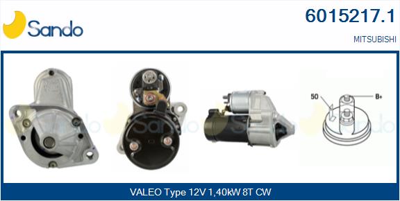 Motorino d'avviamento SANDO 6015217.1