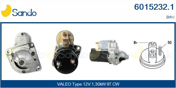 Motorino d'avviamento SANDO 6015232.1