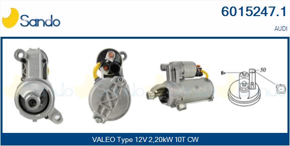  MOTORINO AVVIAMENTO (ORIGINALE) AUDI A5 2.7TDI -12