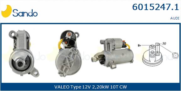  MOTORINO AVVIAMENTO (ORIGINALE) AUDI A5 2.7TDI -12