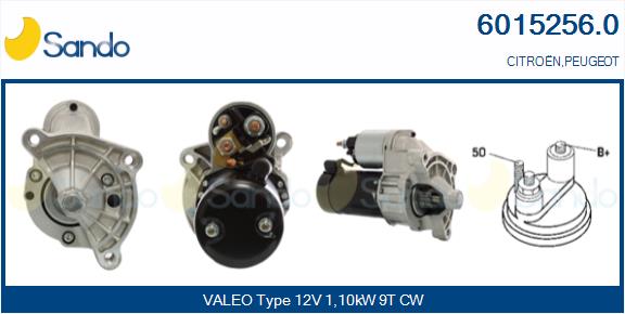 Motorino d'avviamento SANDO 6015256.0