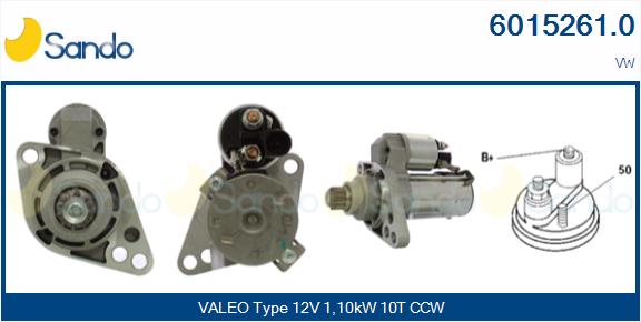 Motorino d'avviamento SANDO 6015261.0