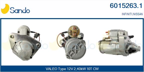 Motorino d'avviamento SANDO 6015263.1