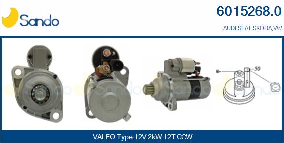Motorino d'avviamento SANDO 6015268.0