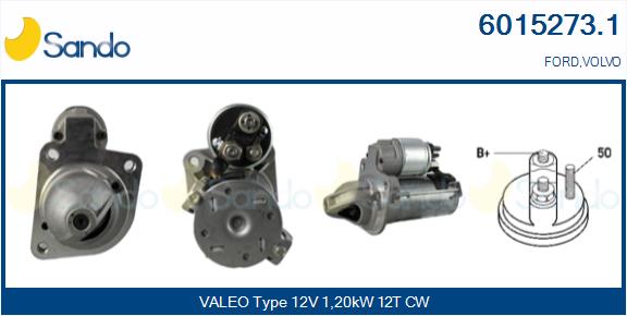 Motorino d'avviamento SANDO 6015273.1