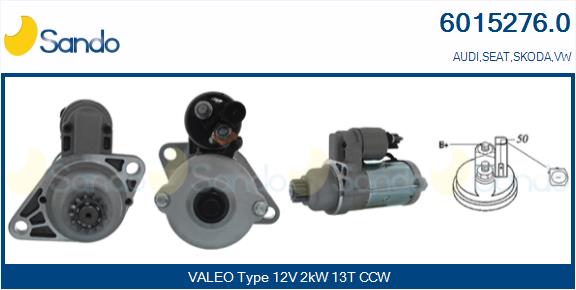 Motorino d'avviamento SANDO 6015276.0