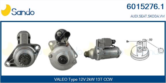 Motorino d'avviamento SANDO 6015276.1